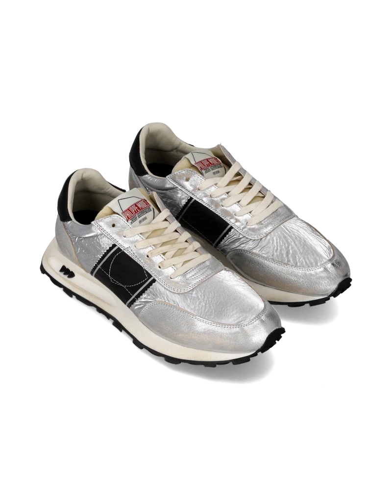 Sneakers Tour Running Men, Silver Black