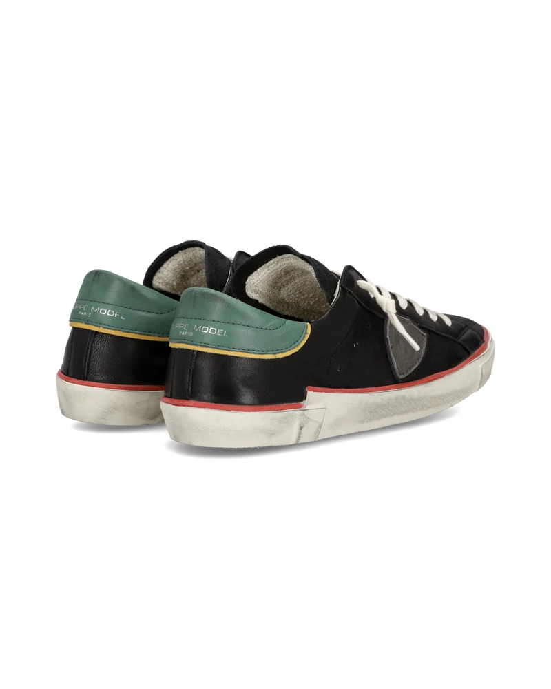 Sneakers Prsx Tennis Men, Black Bottle Green