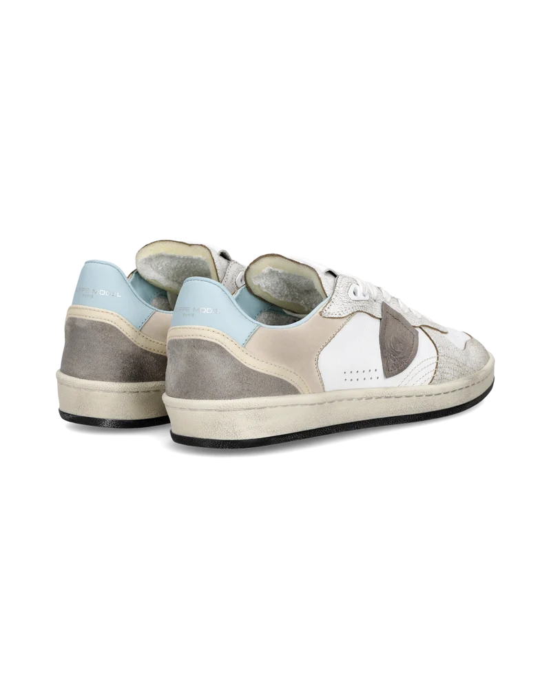 Sneakers Pgal Women, White Sky Blue