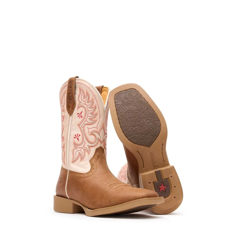 Durango Damen-Stiefel Shyloh Xpand | Honigbraun Metallic-Pfirsich