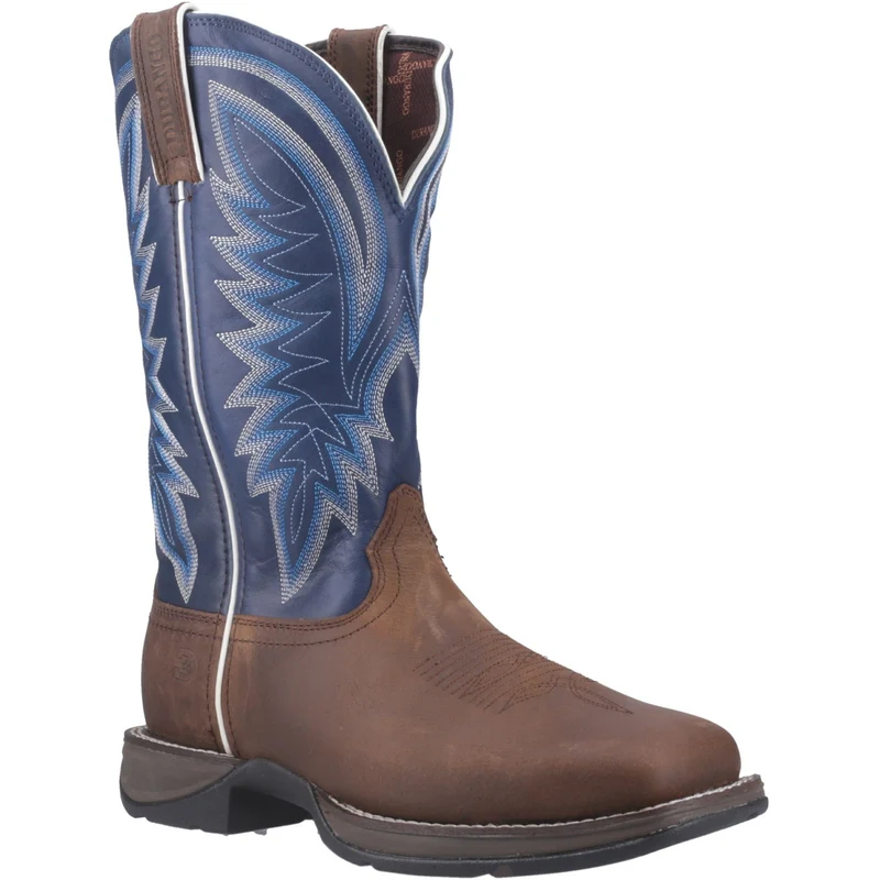 Durango Herrenstiefel Rebel | Sattelbraun, Denimblau