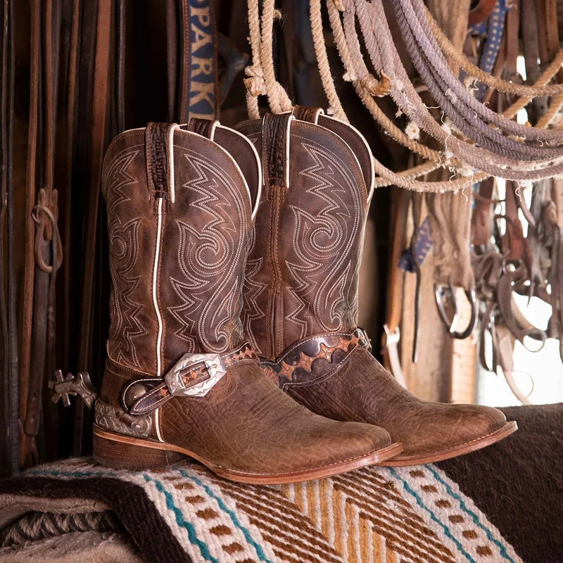 Durango Herren-Stiefel Arena Pro | Abgenutzter Sattel