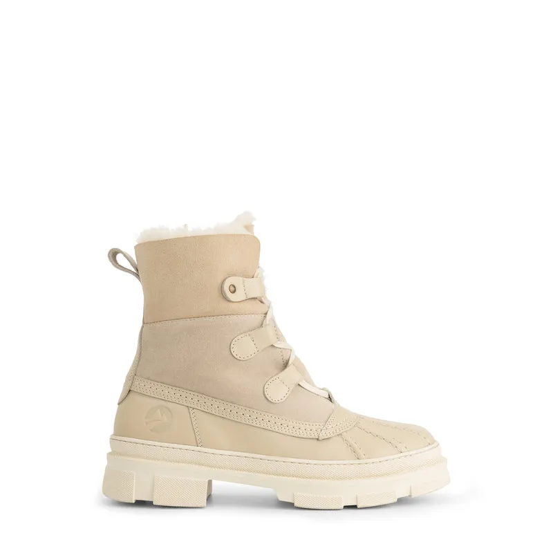 Fernie Damen - Winterboots - Wolle gefüttert - Sand