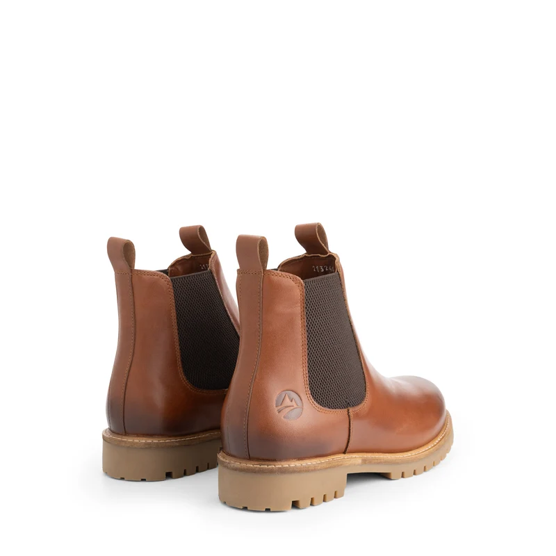 Nodeland Herren - Chelsea boots - Leder - Cognac