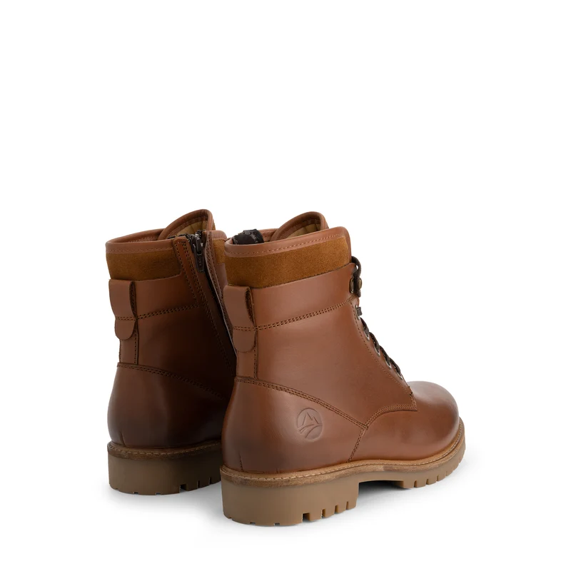 Karhamn Herren - Schnürboots - Leder - Cognac