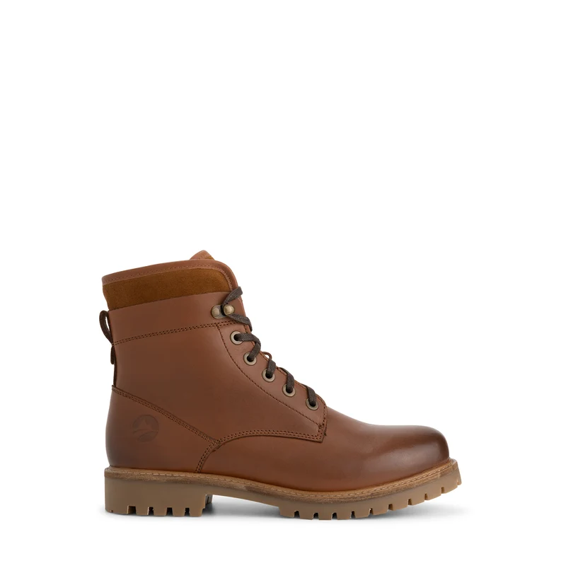 Karhamn Herren - Schnürboots - Leder - Cognac