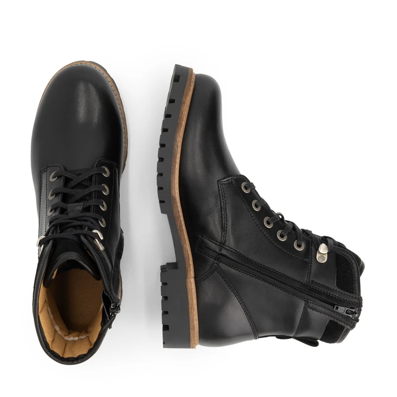 Karhamn Herren - Schnürboots - Leder - Schwarz