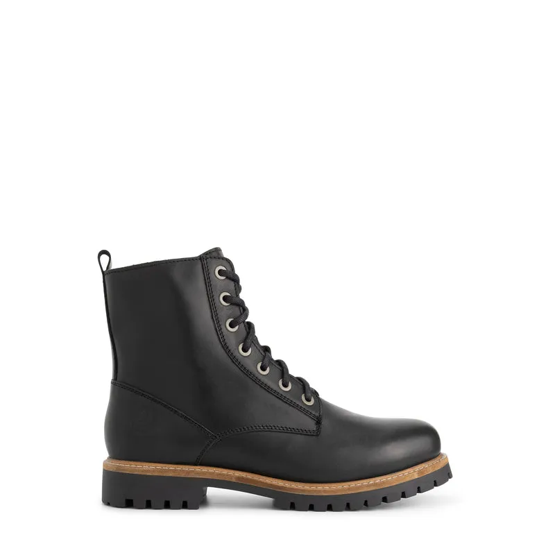 Kvaloya Herren - Schnürboots - Leder - Schwarz
