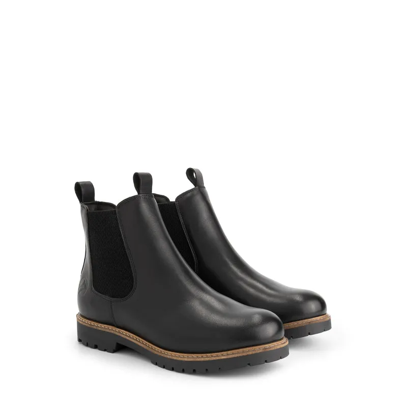 Agder Damen - Chelsea boots - Leder - Schwarz