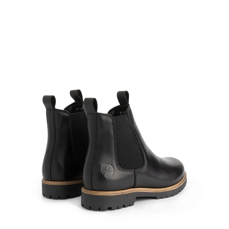 Agder Damen - Chelsea boots - Leder - Schwarz