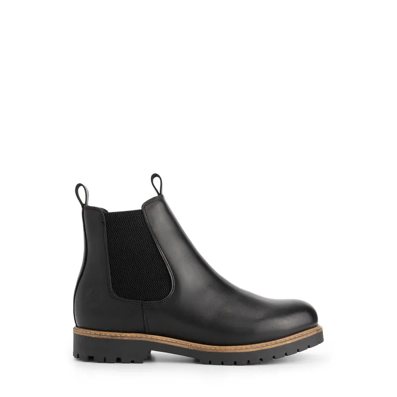 Agder Damen - Chelsea boots - Leder - Schwarz