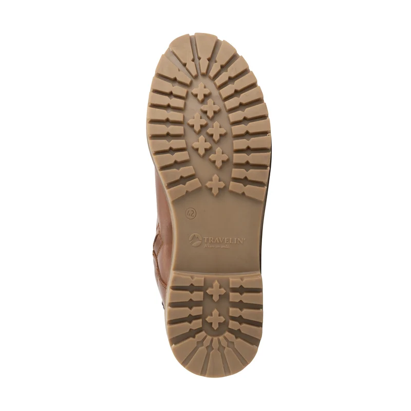 Langstrand Herren - Schnürboots - Wolle gefüttert - Cognac