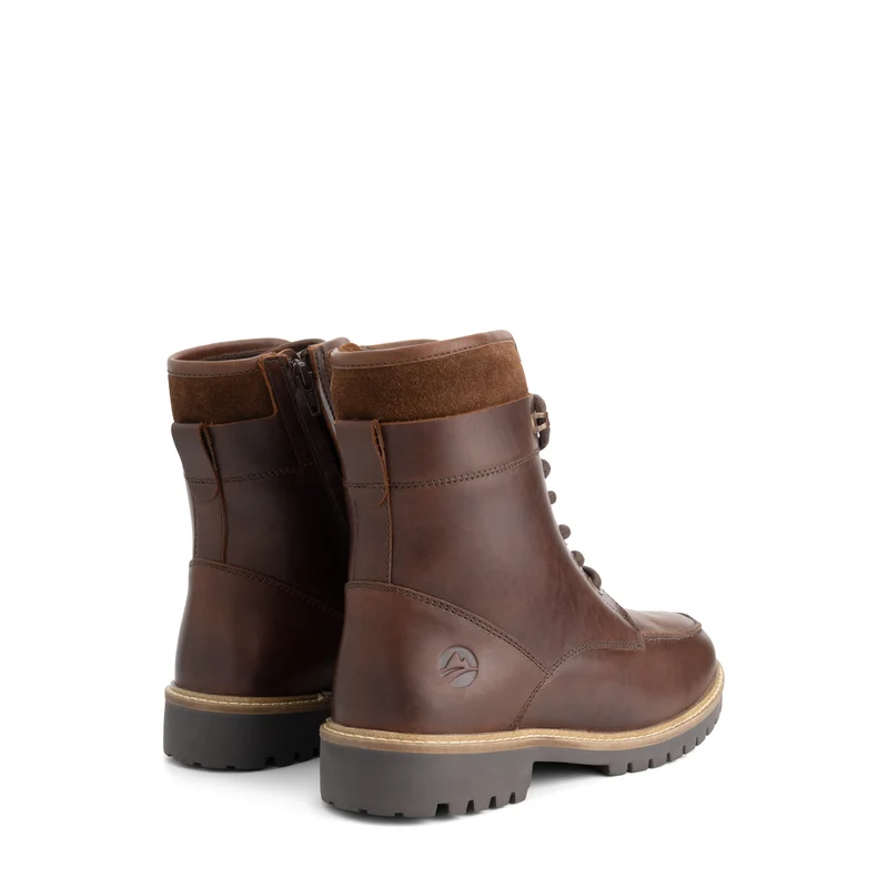 Langstrand Herren - Schnürboots - Wolle gefüttert - Braun