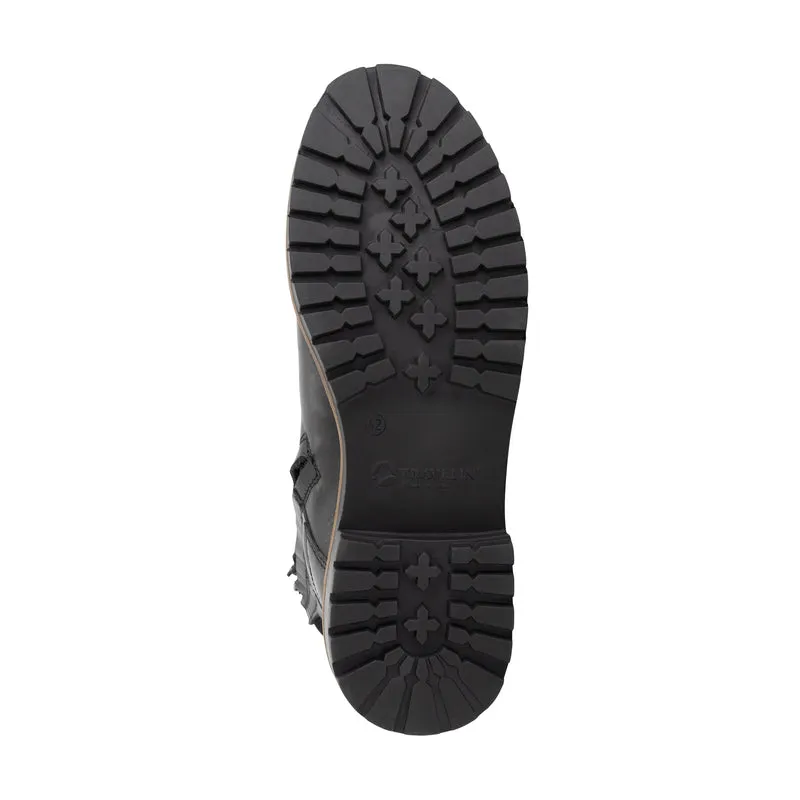 Langstrand Herren - Schnürboots - Wolle gefüttert - Schwarz