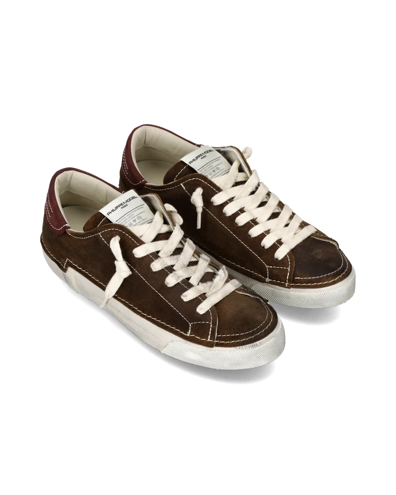 Sneakers Prsx Tennis Men, Brown Burgundy