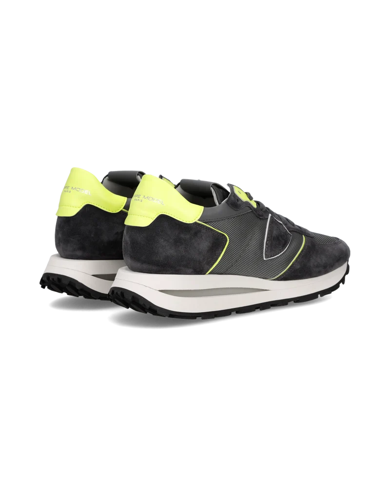 Sneakers Tropez Haute Running Men, Grey Yellow