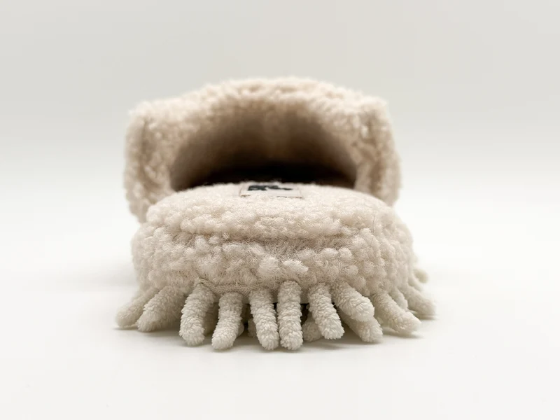 thies 1856 ® Eco Monstimop Teddy Slipper off white vegan