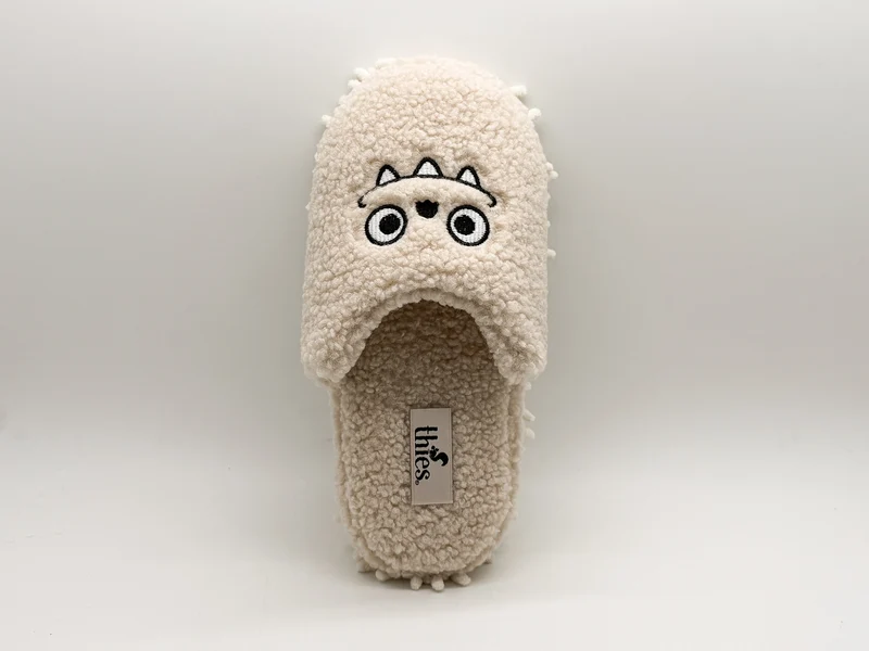 thies 1856 ® Eco Monstimop Teddy Slipper off white vegan