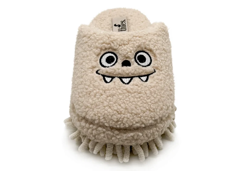 thies 1856 ® Eco Monstimop Teddy Slipper off white vegan