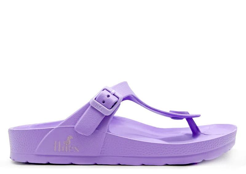 thies 1856 ® Ecofoam Thong Sandal vegan lavender
