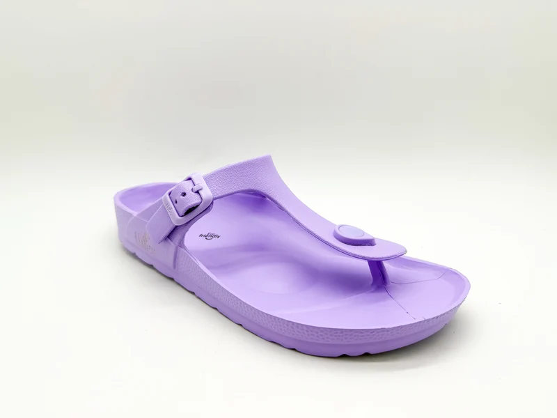 thies 1856 ® Ecofoam Thong Sandal vegan lavender