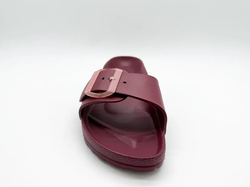 thies 1856 ® Ecofoam Strap Sandal vegan bordeaux