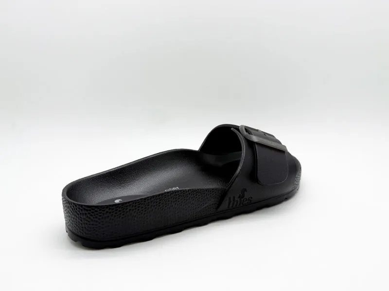 thies 1856 ® Ecofoam Strap Sandal vegan black