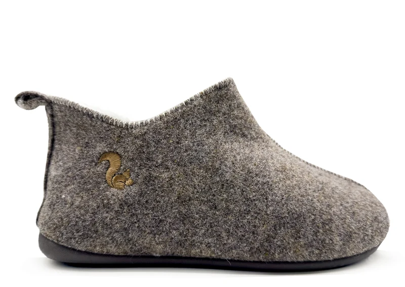 thies 1856 ® Slipper Boots light brown with Eco Wool