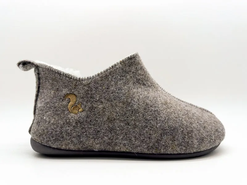 thies 1856 ® Slipper Boots light brown with Eco Wool