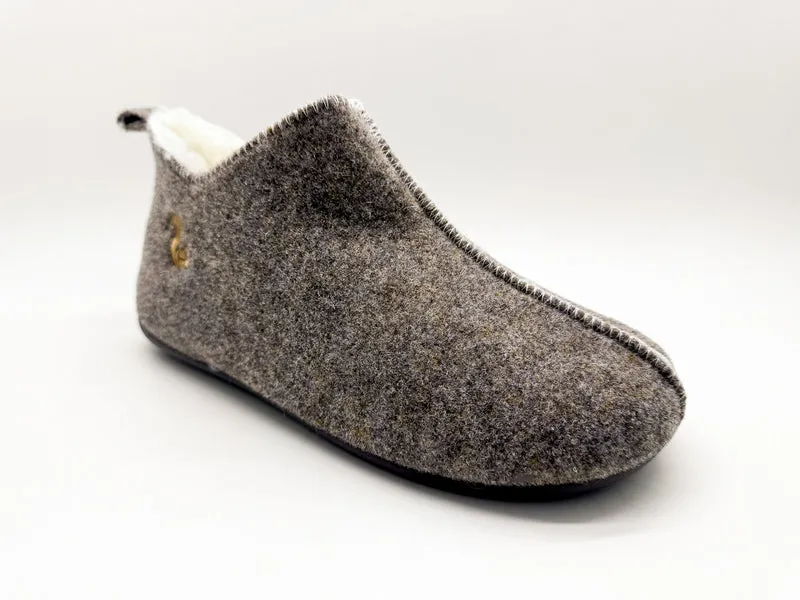 thies 1856 ® Slipper Boots light brown with Eco Wool