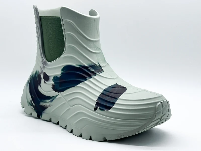nat-2™ Eco SpaceRunner Boots beige-olive Sneaker with Rainboot Function