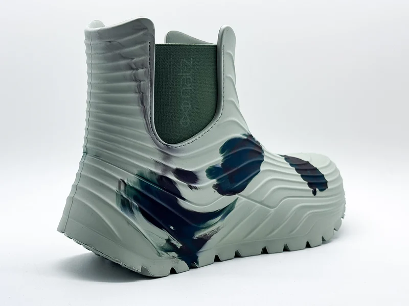 nat-2™ Eco SpaceRunner Boots beige-olive Sneaker with Rainboot Function