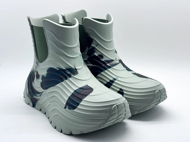 nat-2™ Eco SpaceRunner Boots beige-olive Sneaker with Rainboot Function
