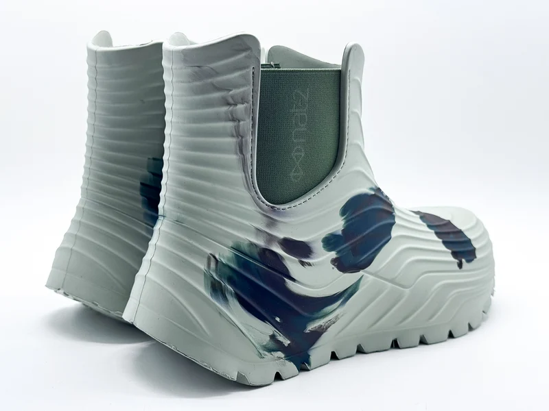 nat-2™ Eco SpaceRunner Boots beige-olive Sneaker with Rainboot Function