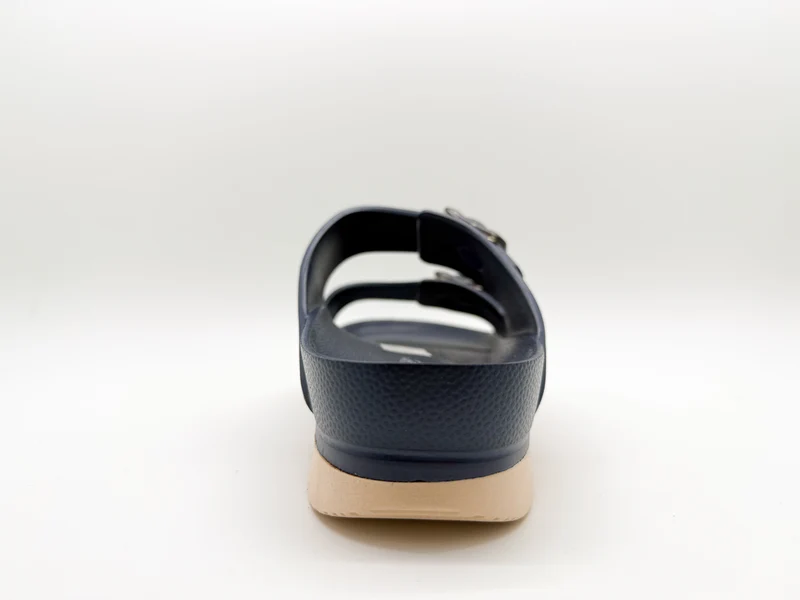 thies 1856 ® Ecofoam Double Sandal vegan midnight blue beige