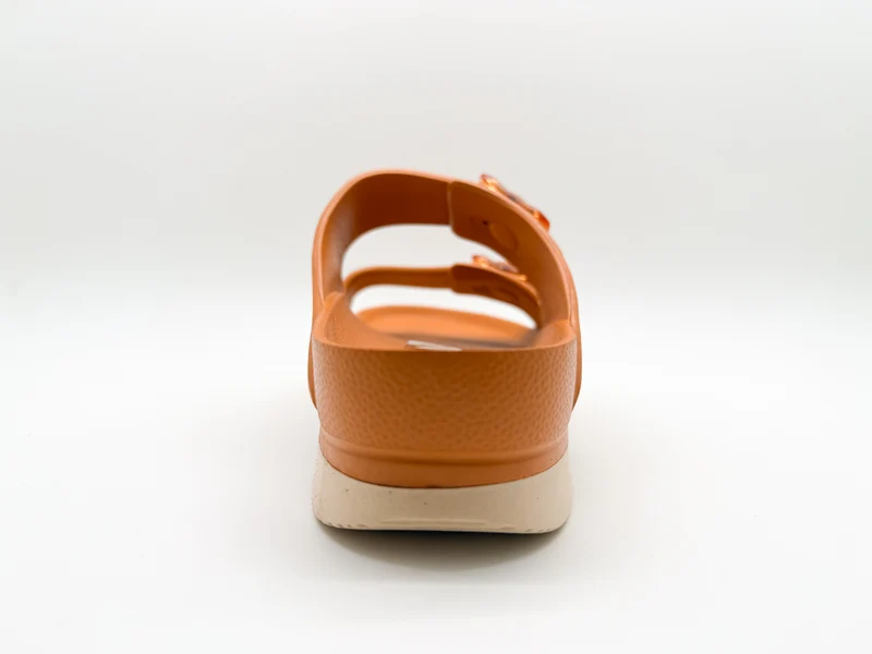 thies 1856 ® Ecofoam Double Sandal vegan bitter orange beige