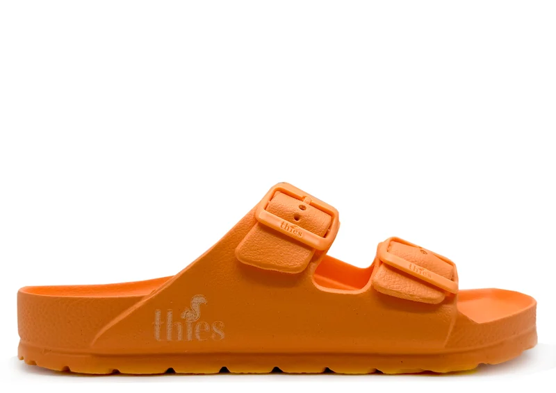 thies 1856 ® Ecofoam Sandal vegan orange juice