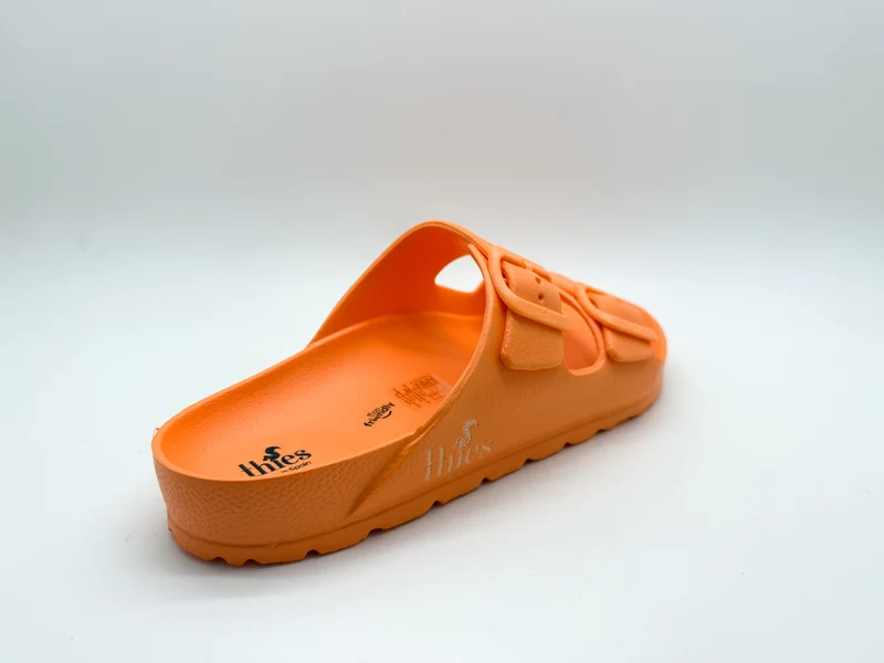 thies 1856 ® Ecofoam Sandal vegan orange juice