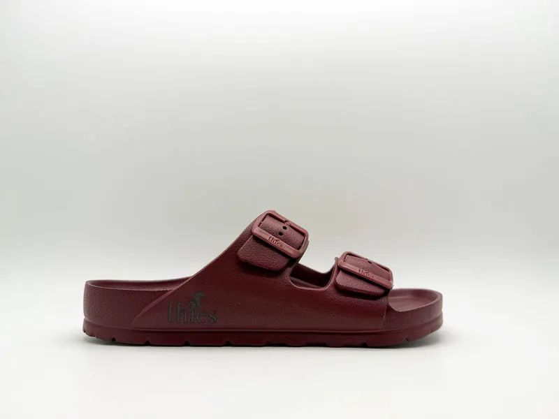 thies 1856 ® Ecofoam Sandal vegan bordeaux