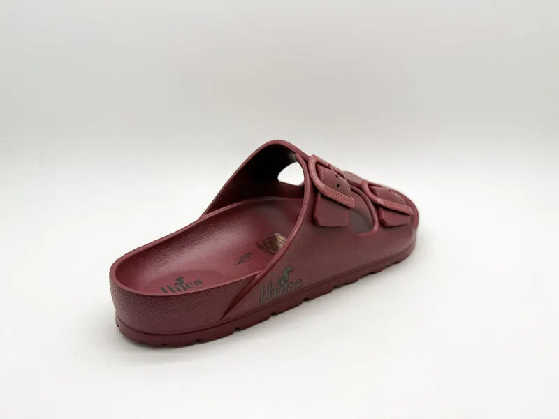 thies 1856 ® Ecofoam Sandal vegan bordeaux