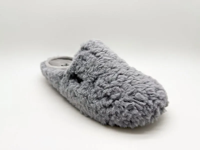 thies 1856 ® Rec Fluffy Slipper vegan grey
