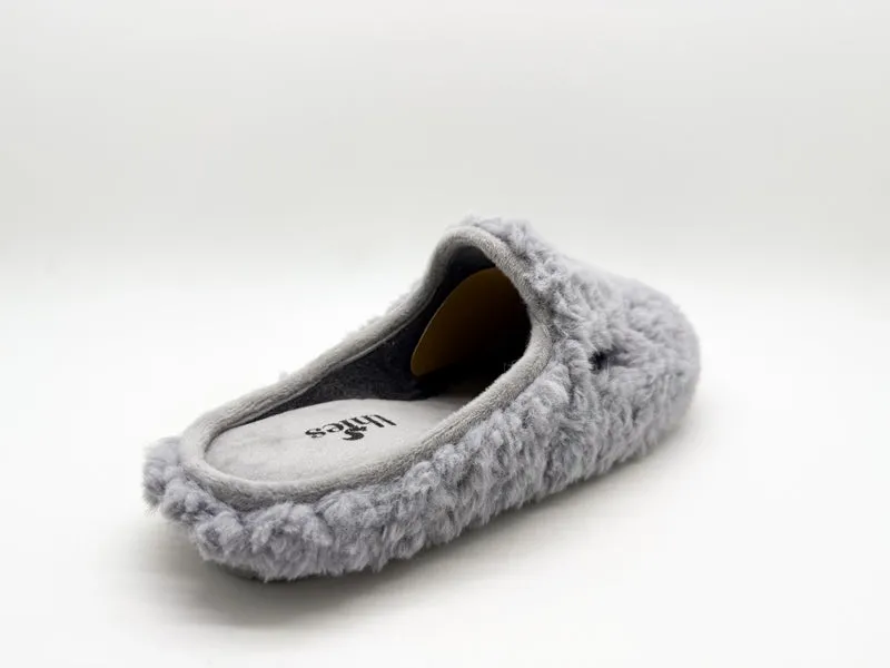 thies 1856 ® Rec Fluffy Slipper vegan grey