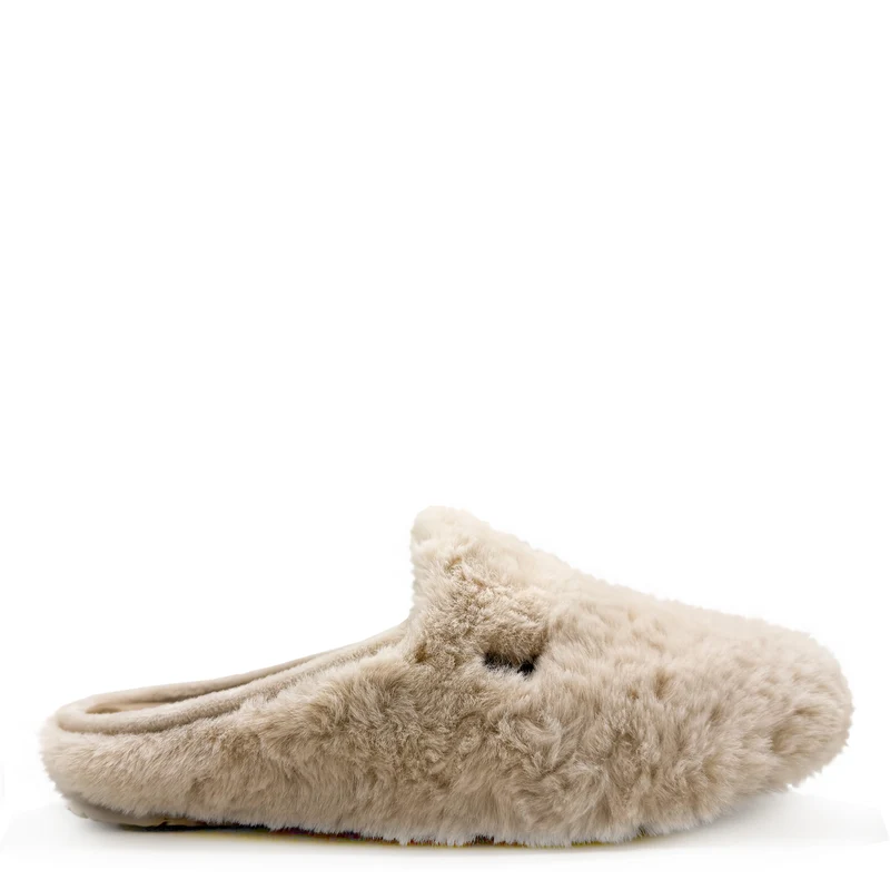 thies 1856 ® Rec Fluffy Slipper vegan beige