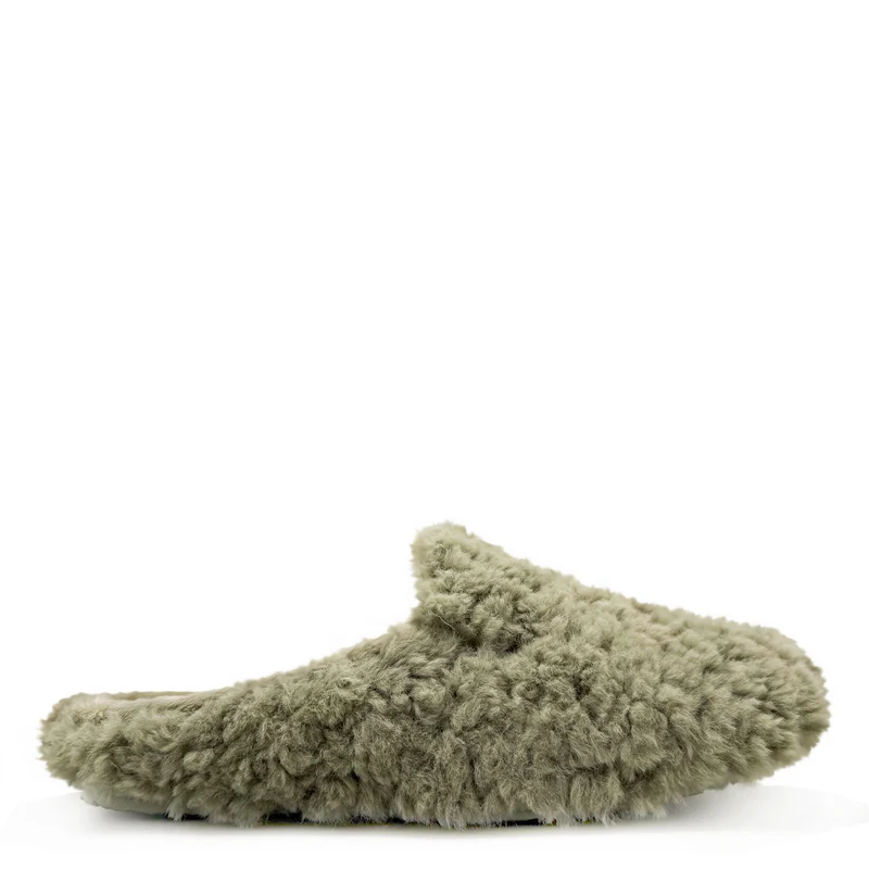 thies 1856 ® Rec Fluffy Slipper vegan emerald
