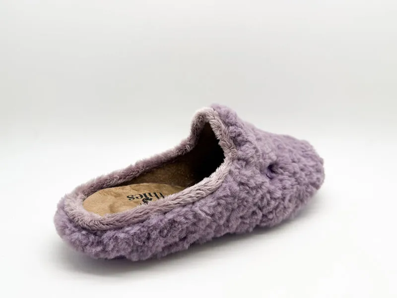 thies 1856 ® Rec Fluffy Slipper vegan plum