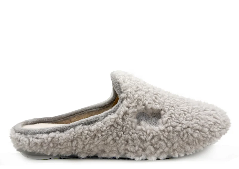 thies 1856 ® Rec Soft Teddy Slipper vegan ivory