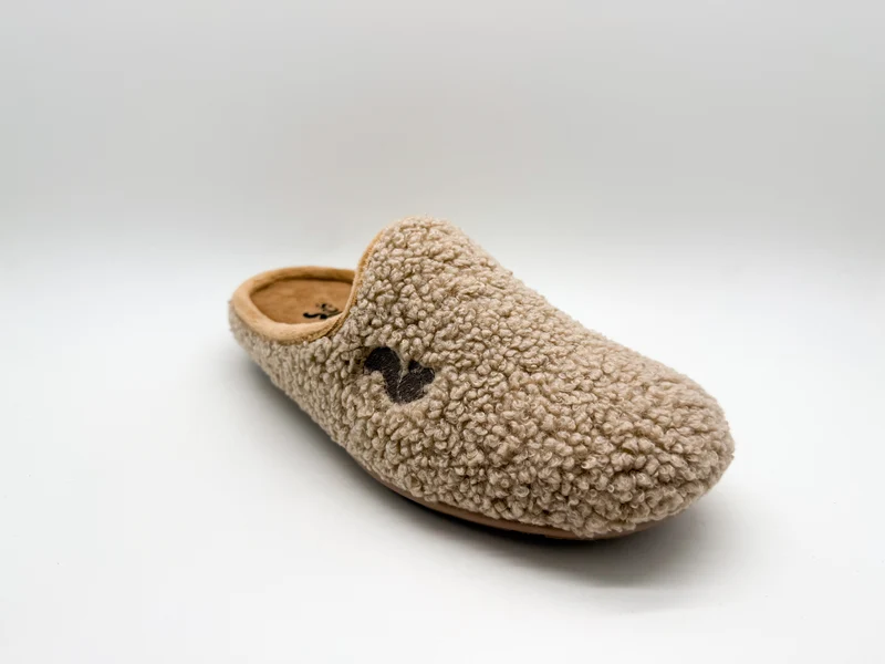 thies 1856 ® Rec Soft Teddy Slipper vegan sand