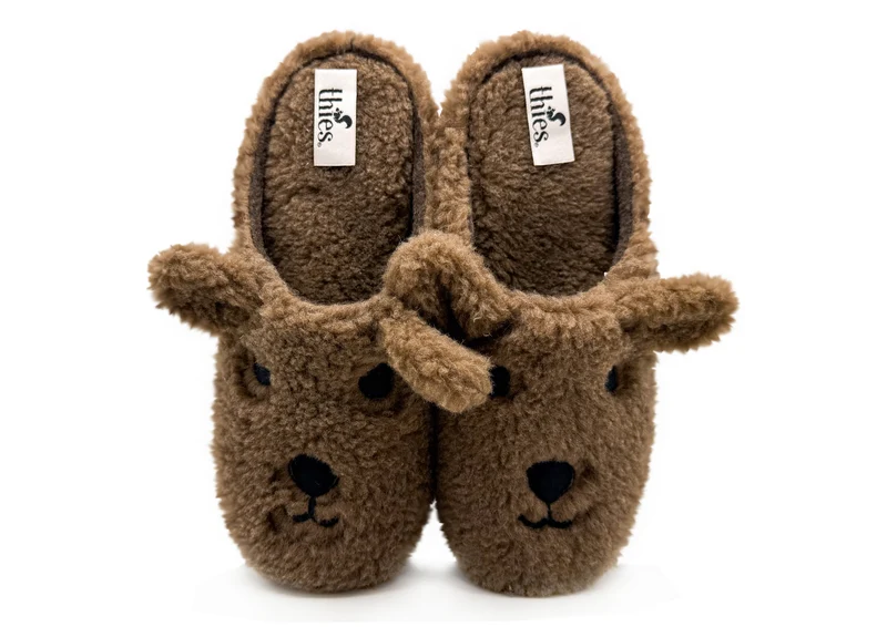 thies 1856 ® Organic Bear Slipper vegan brown