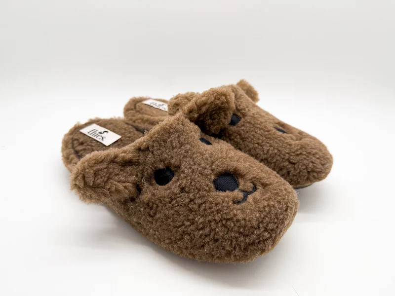 thies 1856 ® Organic Bear Slipper vegan brown