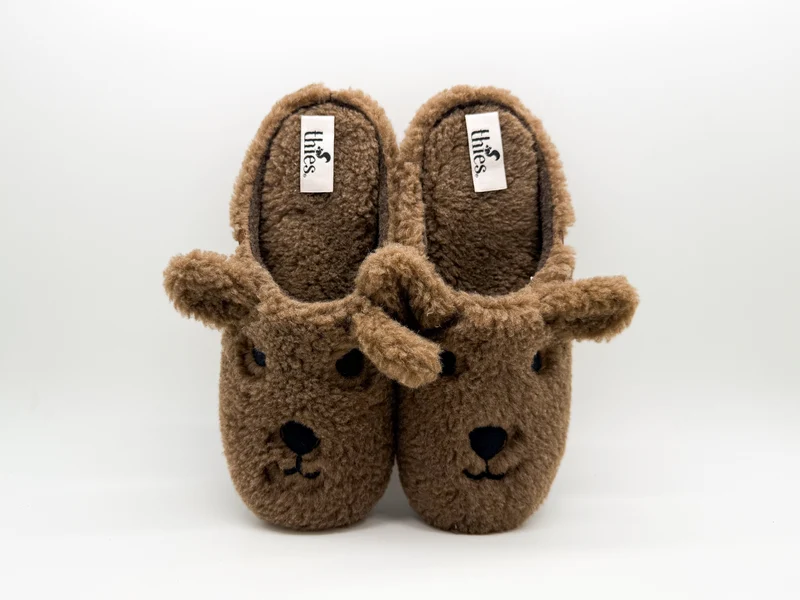 thies 1856 ® Organic Bear Slipper vegan brown